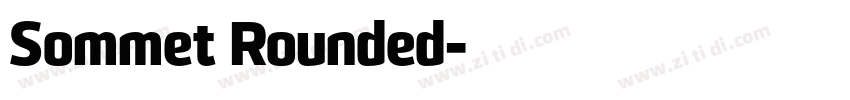Sommet Rounded字体转换